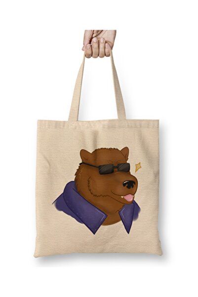 Baskı Dükkanı We Bare Bears Panda Grizz Tkanina Torba Duga Sa ručkom