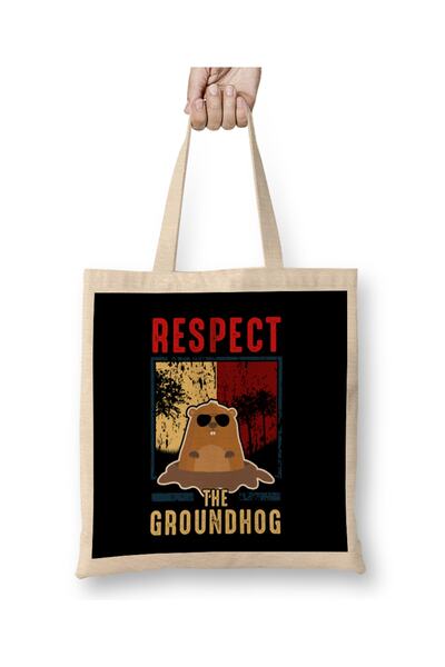 Baskı Dükkanı Slatki Poštuj Mrkunača Smešna Krpa za Dan Mrkunača Torba Duga S...