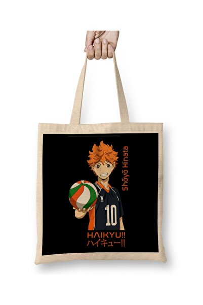 Baskı Dükkanı Haikyuu Shoyo Hinata Tkanina Torba Duga Sa ručkom