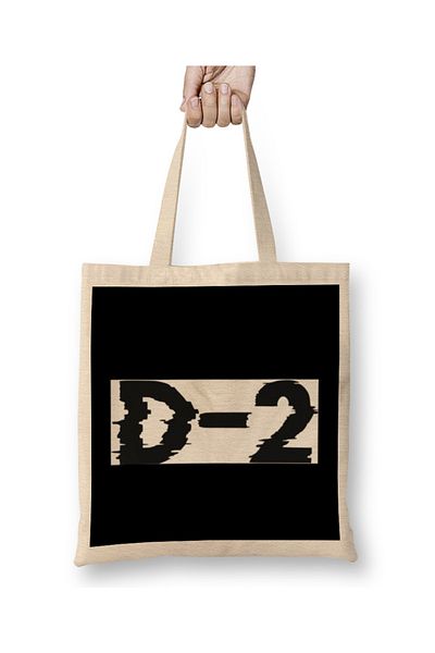 Baskı Dükkanı Geantă din pânză Agust D D 2 Logo Mâner lung