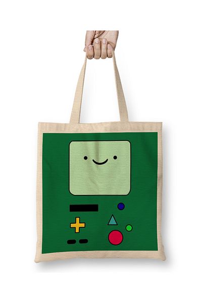 Baskı Dükkanı Geantă din pânză Adventure Time Bmo 05 Mâner lung