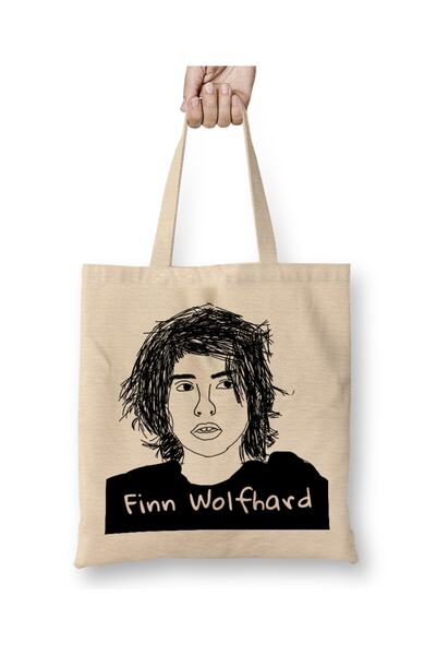 Baskı Dükkanı Finn Wolfhard 01 Tkanina Torba Duga Sa ručkom