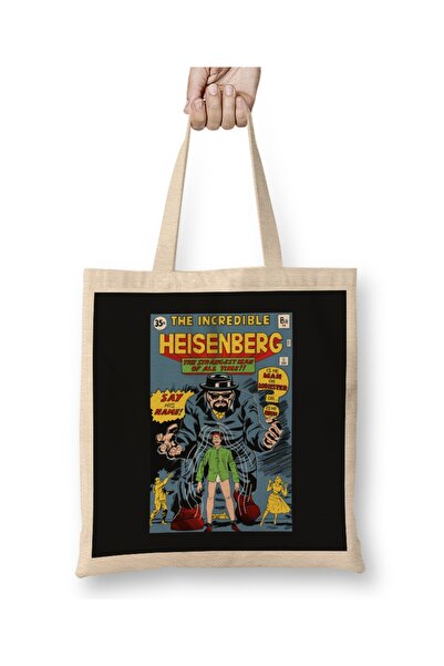Baskı Dükkanı Η απίστευτη υφασμάτινη τσάντα Heisenberg Breaking Bad με μακριά...
