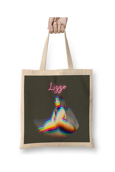 Baskı Dükkanı Geantă din pânză Lizzo GIFT ART cu mâner lung