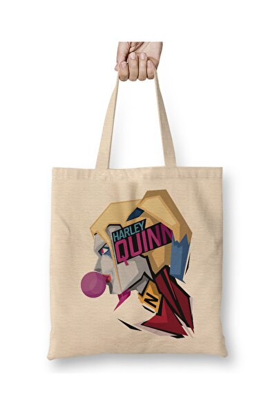 Baskı Dükkanı Harley Quinn tkanina Torba duga Sa ručkom