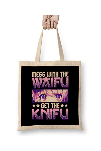 Baskı Dükkanı Igraj se sa waifu likom, nabavi knifu, slatka anime devojka, tk...