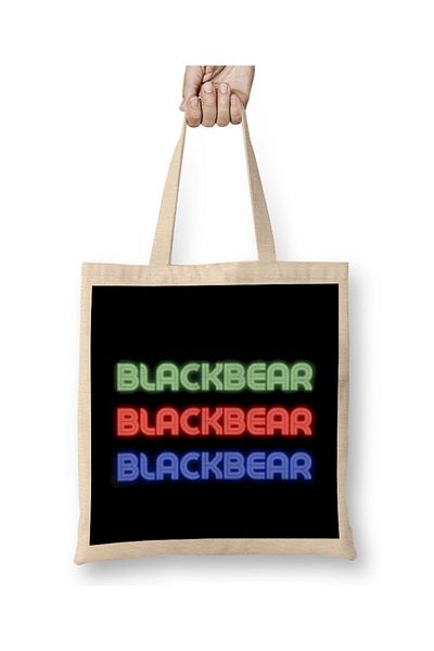 Baskı Dükkanı Blackbear Blackbear Blackbear υφασμάτινη τσάντα μακριά λαβή