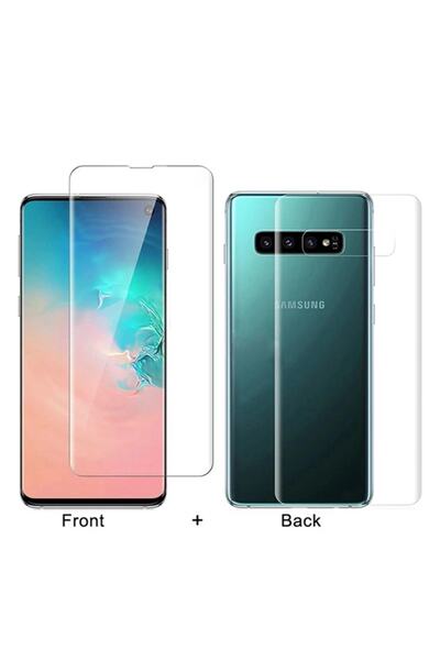 VOYO Galaxy S10 Plus Full Kaplama Şeffaf Ön Ve Arka Koruyucu