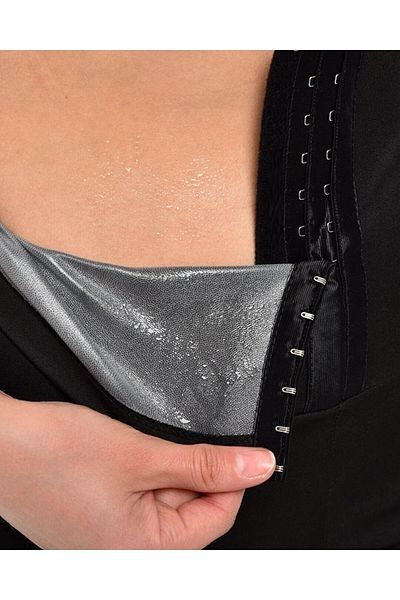 Boubon Co Collanți termici negri cu talie înaltă pentru slăbire Extra Terleten Slimfit Leggings termici cu corset termic