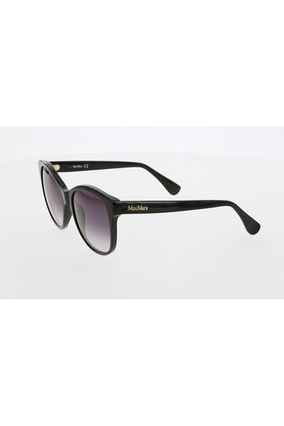 Maxmara Mm0007 56-18-140 Smoked Glass Women's Sunglasses| 2022 Season Black Framed