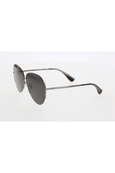 Maxmara Mm0001 62-12-135 Smoked Glass Women's Sunglasses| 2022 Season Gun Framed