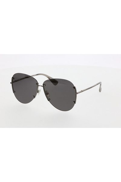 Maxmara Mm0001 62-12-135 Smoked Glass Women's Sunglasses| 2022 Season Gun Framed