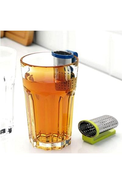Neler Geldi Neler Stainless Steel Tea Strainer Hangable Herbal Tea Strainer Herbal Tea Brewing