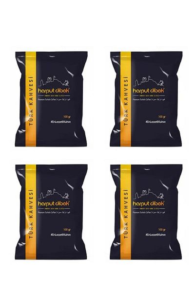 HARPUT DİBEK Turkish Coffee 4 Pieces (4x100 gr)