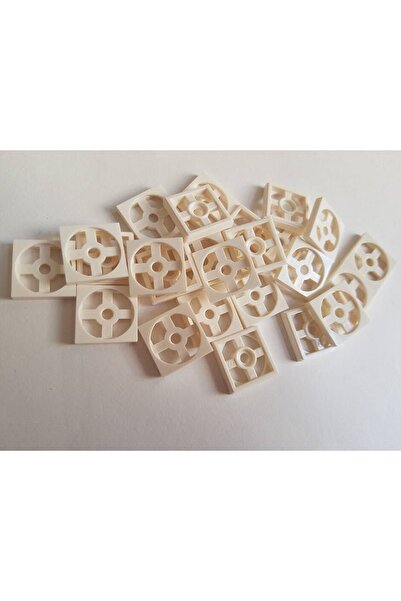 LEGO طاولة دوارة مخصصة MOC 2 × 2 قاعدة لوحة من الطوب الأبيض 4 قطع سيتم إرسالها