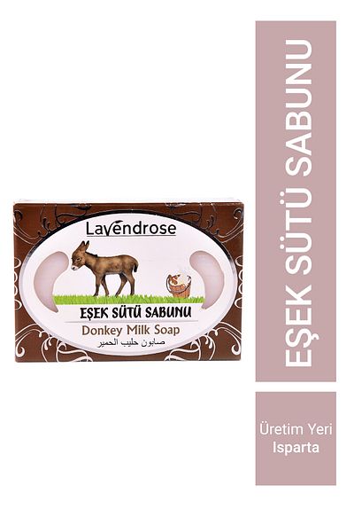 Lavendrose Donkey Milk Soap - 100% Natural Donkey Milk Hand Soap - Anti-Blemish and Skin Whitening Soap 100 Gr