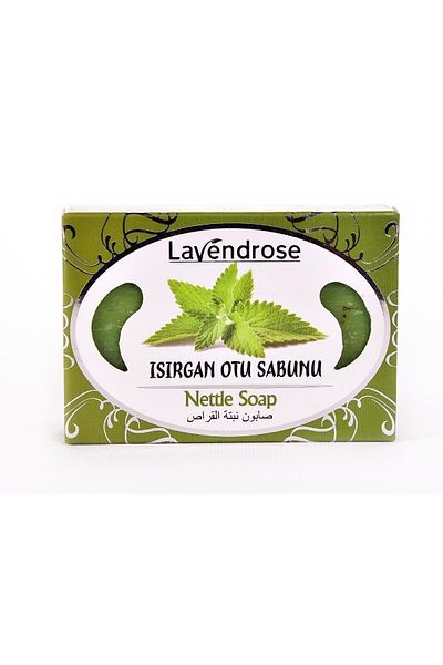 Lavendrose Nettle Soap - 100% Natural Nettle Soap - Hair Nourishing Soap - Mold Soap 100 Gr