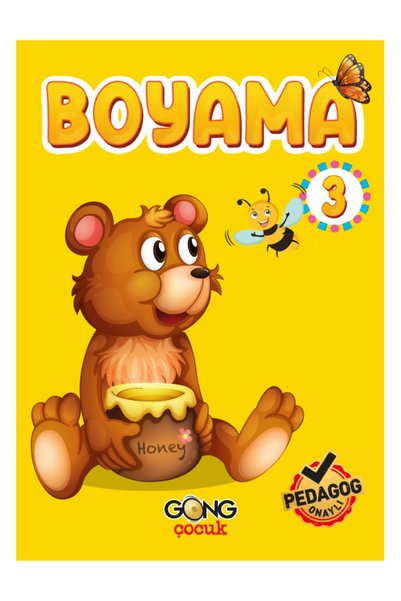 GONG YAYINCILIK Okul Öncesi Eğitici Etkinlikli Boyama Kitabı Seti 96 Sayfa+ Play Dough Oyun Hamuru