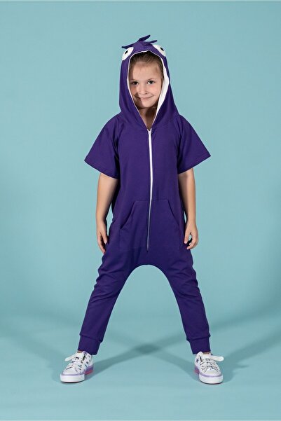 Baokids Pearl Dino Combed Jumpsuit