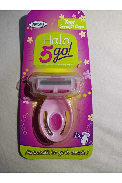 hediyenizim Personna Halo 5 Bıçaklı Tıraş Bıçağı Pembe Kadın Jileti