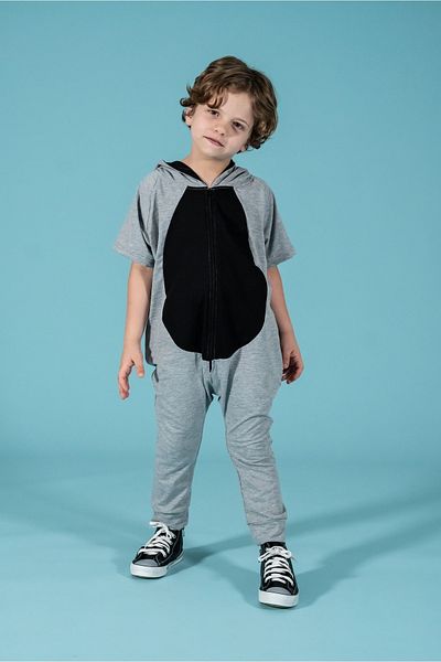 Baokids Dragon Ash Combed Jumpsuit