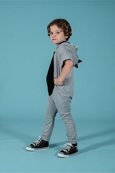 Baokids Dragon Ash Combed Jumpsuit