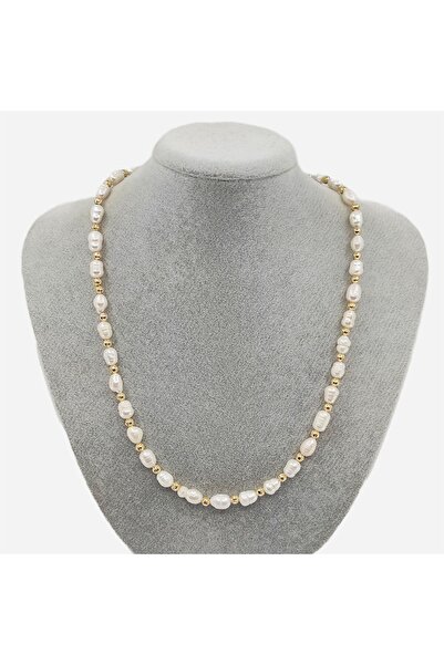ByKolyeucum قلادة نسائية من اللؤلؤ الطبيعي