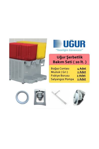 Uğur Şerbetlik Bakım Seti - 20 Litre ( Conta , Musluk , Fıskiye , Salyangoz )