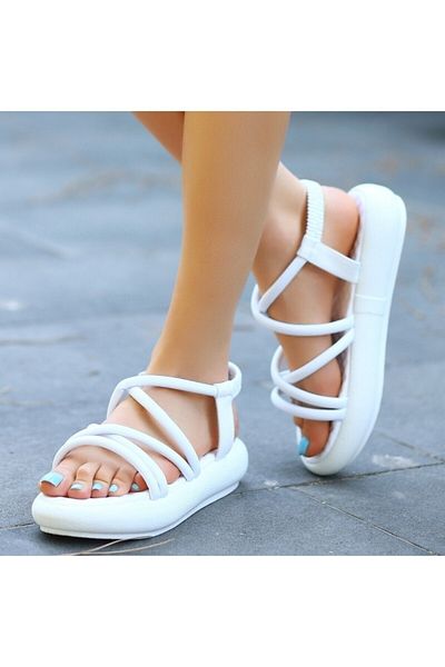 TRENDYSHOSE 04908 Massage Sole Sandale confortabile pentru damă