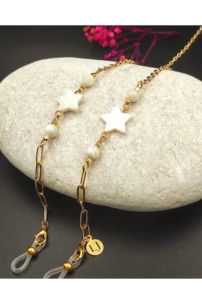 LightCrop Mother of Pearl Design Glasses Chain