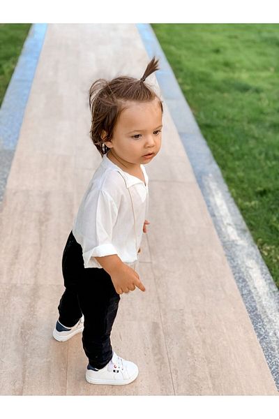 bohemiankids baby wear بنطلون حريم أسود