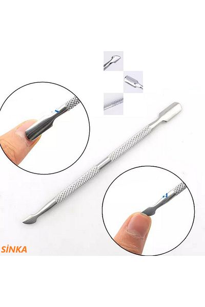 SİNKA Kronk Double Ended Side Pusher Stainless 2 Pieces