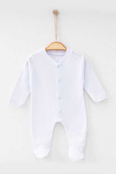 ADABEBEK Cotton Arcade Patterned Jumpsuit with Booties 1897