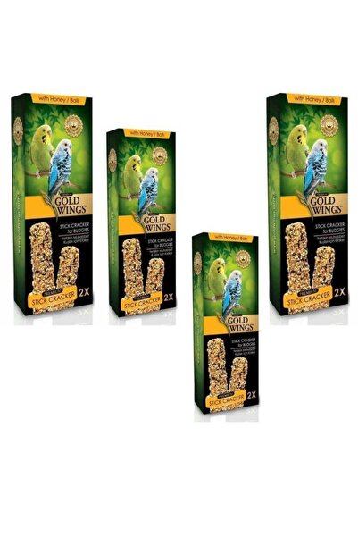 Gold Wings Premium Muabbet Kuşu Ballı Kraker 2x65gr.x 4 Adet