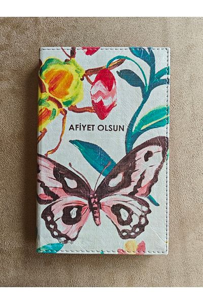 ankara menü (1 piece) 13x21 Box, Leather Account Receipt Pad, Printed Change Box, Ticket