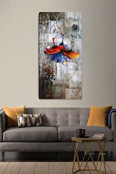 ColorVision Balerin Kızlar antiq Kanvas Tablo