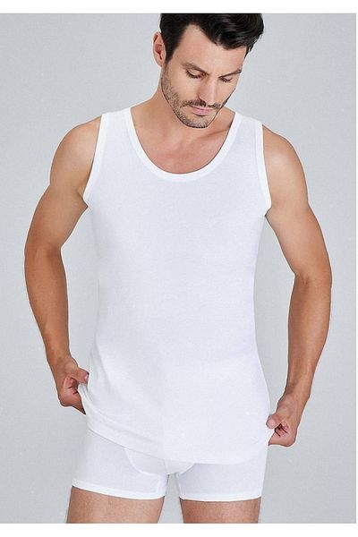 Kom Men's Undershirt White Xl New Season (2 Economical Package)