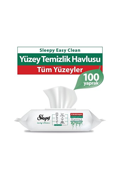 Sleepy Easy Clean Yüzey Temizlik Havlusu 100' Lü