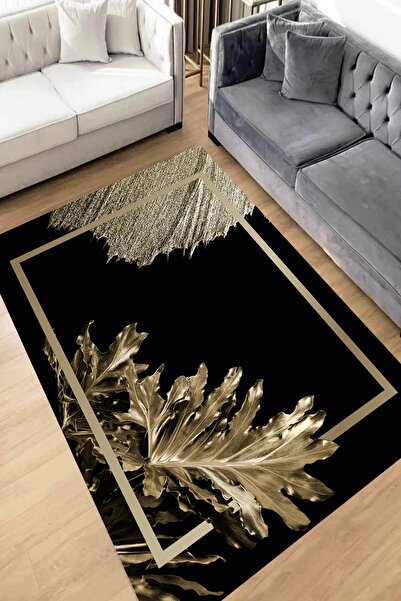 THEMODERNHANE Dijital Baskı Yıkanabilir Kaymaz Taban Leke Tutmaz Yolluk Kilim...