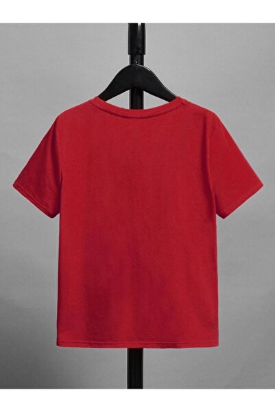 Machetta Kids Astronaut Playing Basketball Printed Oversize Crew Neck Children's T-shirt