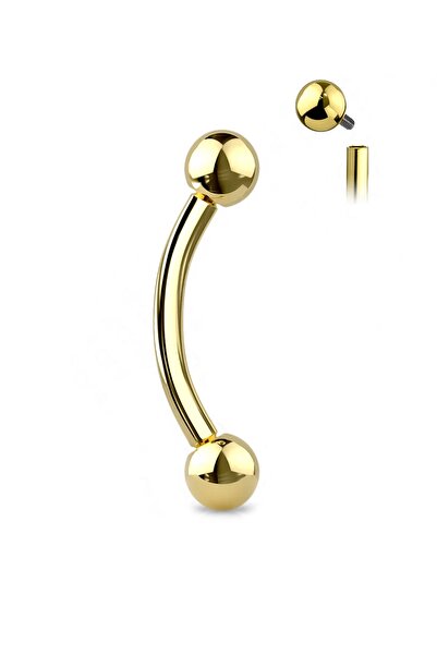 Vilma Aksesuar Cerrahi Çelik Piercing Kaş 10MM
