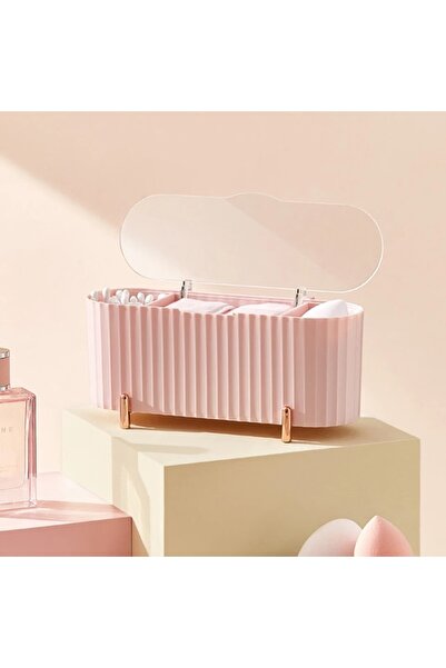 DOVİHOME Aqua Makyaj Kozmetik Ruj Ve Pamukluk Düzenleyici Organizer