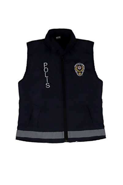 Lizsa Çocuk Polis Yelek Kostümü Çocuk Polis Yelek Kıyafeti