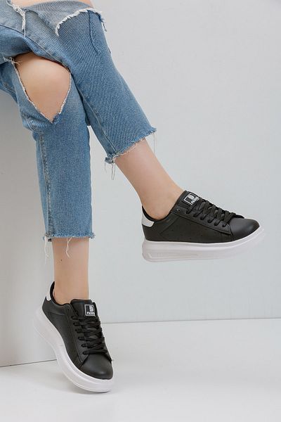 en7 Black and White Women's Sneakers - New Model 0156890799