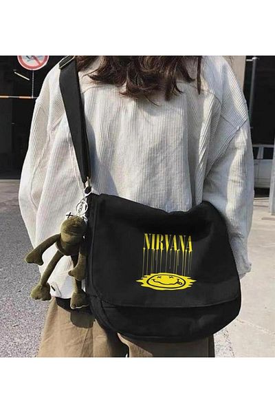 Touz Seria Mass Rock - Geantă de mesager unisex Nirvana