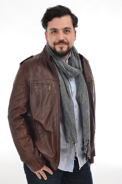 Dosimira Denim Anthracite Men's Scarf