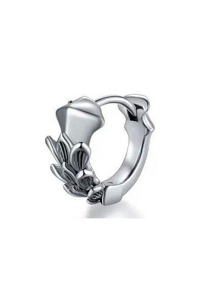 Jaida Moda Unisex Gothic Sports Steel Hoop Earrings