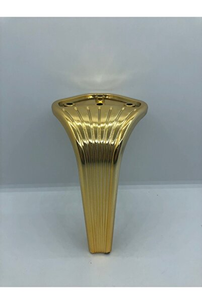 Mis Plastik,17 Cm Gold Kaplama Koltuk.berjer,mobilya Ayağı (4 Adet)