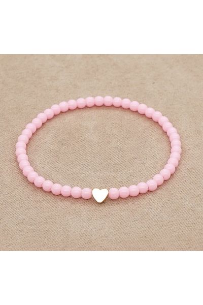 monalisatoka Women's Gold Heart 4-Piece Bracelet