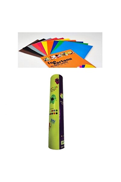 Craft and Arts 50x70 10 Renk Fon Kartonu 120 g